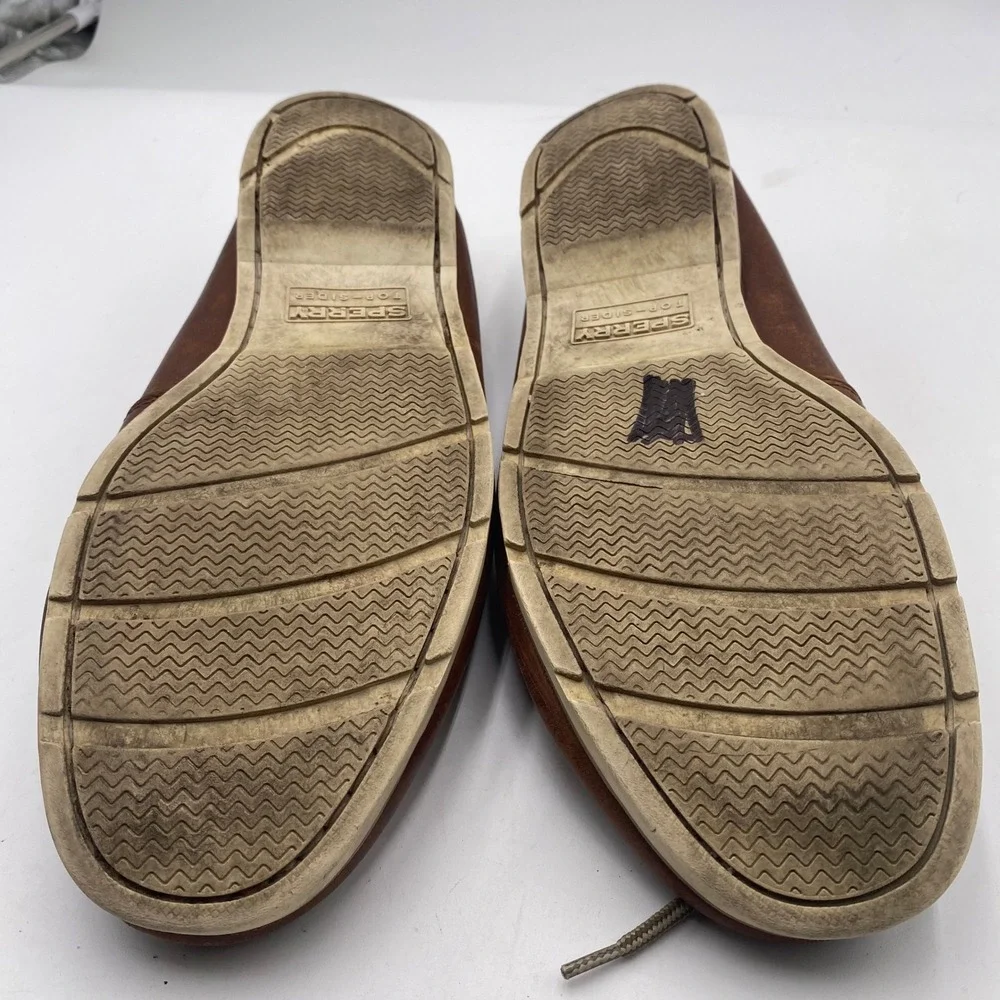 Sperry Top-Sider Authentic Original Boat Shoes Mens 15M Brown Leather STS15003